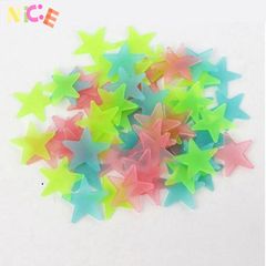 Bộ 100 Nhãn Dán Dạ Quang Ngôi Sao Nhiều Màu - Trang Trí Phòng Ngủ Bé Yêu, Phát Sáng Rực Rỡ Trong Đêm