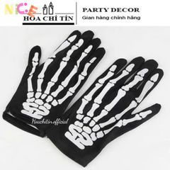 Áo Choàng Xương Thần Chết Halloween - Bộ Trang Phục Kèm Găng Tay và Mặt Nạ Hóa Trang Độc Đáo cho Tiệc Tùng