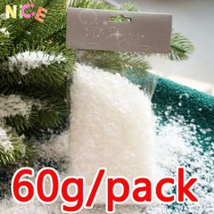 Bột Tuyết Nhân Tạo 60g - Trang Trí Giáng Sinh Tuyệt Đẹp, Tạo Không Gian Lễ Hội Độc Đáo và Ấm Áp