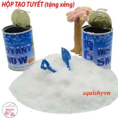 Hộp Tạo Tuyết Nhân Tạo - Nguyên Liệu Slime Mây Đặc Biệt Cho Trò Chơi Sáng Tạo và Trang Trí Mùa Giáng Sinh
