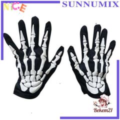 Bộ Hóa Trang Thần Chết Halloween Độc Đáo - Áo Choàng Có Mũ, Găng Tay Xương & Phụ Kiện Tạo Nên Phong Cách Kinh Dị ấn Tượng