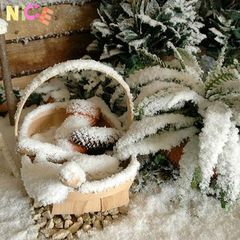 Bột Tuyết Giáng Sinh Pha Chế Từ PET - Trang Trí Cảnh Quan Mùa Đông, Hiệu Ứng Tuyết Thực Tế, Nhiều Khối Lượng 50/100/200g