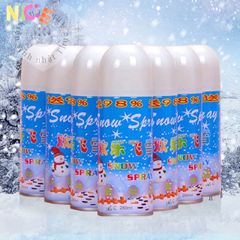 Bình Xịt Bọt Tuyết Giáng Sinh 280ml - Bộ 3 hoặc 5 Bình Tạo Hiệu Ứng Tuyết Thân Thiện Môi Trường cho Không Gian Lễ Hội Sống Động