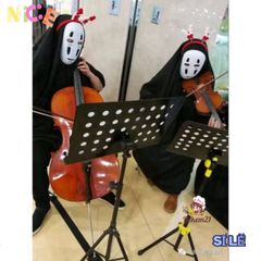 Bộ Trang Phục Hóa Trang Vô Diện Spirited Away - Áo Choàng Đen, Mặt Nạ Mystical & Găng Tay - Cosplay Dành Cho Trẻ Em Và Người Lớn