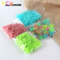 Bộ 100 Decal Ngôi Sao Dạ Quang Nhiều Màu - Trang Trí Phòng Ngủ Trẻ Em Phát Sáng Trong Đêm, An Toàn và Dễ Dàng Gắn Kết