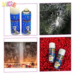 Bình Xịt Bọt Tuyết Trang Trí Cây Thông Giáng Sinh - Không Gian Lễ Hội Lung Linh Cho Noel, Tiệc Sinh Nhật, Đám Cưới
