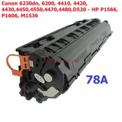 Hộp Mực Canon 326 (78A) - Chất lượng cao cho máy in Canon 6230dn, 6200, P1566, Mới 100%, In sắc nét, có lỗ đổ mực