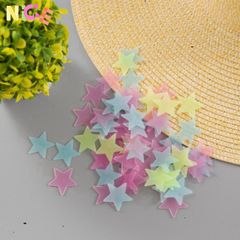Combo 100 Miếng Sao Dạ Quang Tự Sáng - Trang Trí Tường Đầy Màu Sắc, Hoàn Hảo Cho Phòng Ngủ & Phòng Khách