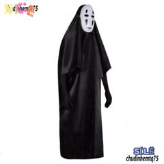 Bộ Hóa Trang Vô Diện Halloween - Áo Choàng, Mặt Nạ, Găng Tay Cho Cosplay - Trang Phục Ma Đàm Bảo Chất Lượng