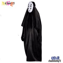 Bộ Hóa Trang Vô Diện Halloween - Áo Choàng, Mặt Nạ, Găng Tay Cho Cosplay - Trang Phục Ma Đàm Bảo Chất Lượng