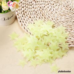 Bộ 100 Ngôi Sao Dạ Quang Phát Sáng Ban Đêm - Trang Trí Phòng Ngủ Bé Yêu, Tạo Ơn Ánh Sáng Lung Linh, Đúng Phong Cách Thiếu Nhi