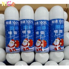 Bình Xịt Tuyết Nhân Tạo Trắng - Trang Trí Tiệc Sinh Nhật, Giáng Sinh, và Sự Kiện - Phụ Kiện Vui Nhộn Cho Bữa Tiệc