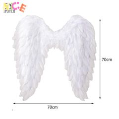 Đôi Cánh Thiên Thần Lông Vũ 3D - Trang Phục Cosplay Halloween và Lễ Hội - Phụ Kiện Thời Trang Cao Cấp cho Nữ