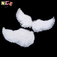 Đôi Cánh Thiên Thần Lông Vũ Trắng cho Trẻ Em - Phụ Kiện Cosplay Halloween và Lễ Hội, Dễ Dàng Đeo, An Toàn và Thân Thiện Môi Trường