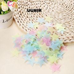 Bộ 100 Miếng Dán Tường Dạ Quang Ngôi Sao DIY - Chiếu Sáng Trong Đêm, Trang Trí Không Gian Phòng Ngủ Cho Bé