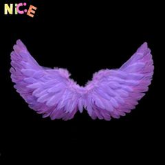 Đôi Cánh Lông Vũ Thiên Thần Trắng - Phụ Kiện Thời Trang Cực Chân Thực Cho Halloween Và Dạ Hội Hóa Trang