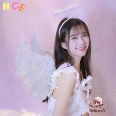 Đôi Cánh Thiên Thần Trắng Cho Trẻ Em - Trang Trí Tiệc, Cosplay, Lễ Hội - Dây Đeo Co Giãn, Lông Vũ Tự Nhiên, Nhiều Kích Thước