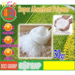 Bột SAP 500gr - Đá Gel Bảo Quản Thực Phẩm & Tạo Tuyết Giáng Sinh Tuyệt Đẹp - Giải Pháp Lưu Trữ Lạnh Hiệu Quả cho Mùa Đông