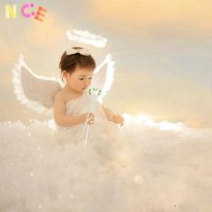 Cánh Thiên Thần Lông Vũ Đen Trắng - Phụ Kiện Cosplay Halloween Độc Đáo cho Khiêu Vũ và Trang Trí Sự Kiện