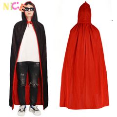 Áo Choàng Ma Cà Rồng Halloween Hai Mặt Kèm Mặt Nạ Cho Trẻ Em và Người Lớn - Phụ Kiện Hóa Trang Độc Đáo và Thú Vị