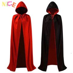 Áo Choàng Ma Cà Rồng Halloween Hai Mặt Kèm Mặt Nạ Cho Trẻ Em và Người Lớn - Phụ Kiện Hóa Trang Độc Đáo và Thú Vị