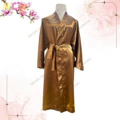 Áo Choàng Lụa SPA Cao Cấp Dáng Rộng - Thoáng Mát, Sang Trọng Cho Nữ và Nam, Phù Hợp Với Dịch Vụ Làm Đẹp, Spa, Massage