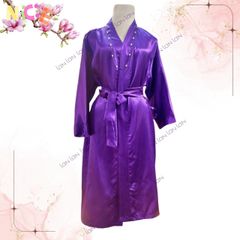 Áo Choàng Lụa SPA Cao Cấp Dáng Rộng - Thoáng Mát, Sang Trọng Cho Nữ và Nam, Phù Hợp Với Dịch Vụ Làm Đẹp, Spa, Massage