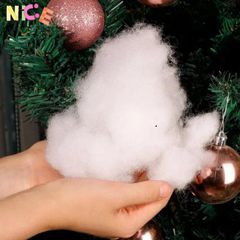 Tuyết Nhân Tạo Trắng Nhồi Bông - Đạo Cụ Trang Trí Giáng Sinh Cho Cây Thông và Tiệc Tùng - Tạo Không Gian Tuyết Mơ Mộng