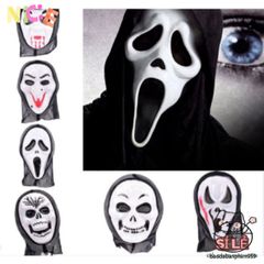 Bộ Hóa Trang Halloween Thần Chết - Áo Choàng Bí Ẩn, Mặt Nạ Ma Quái & Lưỡi Hái Duy Nhất Cho Tiệc Tùng, Tạo Dựng Phong Cách Mới!