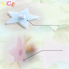 Bộ 100 Miếng Dán Tường Ngôi Sao Phát Sáng Dạ Quang - Trang Trí Phòng Ngủ Lung Linh và Lãng Mạn