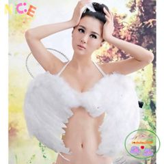 Cánh Thiên Thần Trắng Cosplay Lông Vũ - Đồ Hóa Trang Dành Cho Trẻ Em và Người Lớn, Nhiều Kích Thước và Màu Sắc
