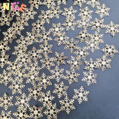 200 Miếng Bông Tuyết Giả Trang Trí Giáng Sinh 3cm - Trang Trí Cây Thông, Gói Quà, Đồ Thủ Công Ý Nghĩa