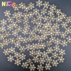 200 Miếng Bông Tuyết Giả Trang Trí Giáng Sinh 3cm - Trang Trí Cây Thông, Gói Quà, Đồ Thủ Công Ý Nghĩa