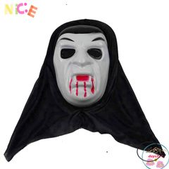 Bộ trang phục ma cà rồng đỏ đen với mặt nạ - Cosplay Halloween ấn tượng cho tín đồ công nghệ và người yêu phim kinh dị