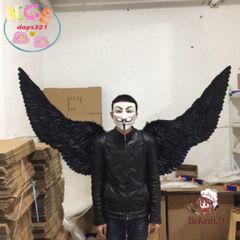 Cánh Thiên Thần Trắng Khổng Lồ 160x90CM - Phụ Kiện Cosplay Huyền Bí Dành Cho Halloween và Lễ Hội