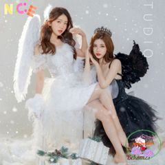 Cánh Thiên Thần Trắng Lông Vũ cho Trẻ Em - Trang Phục Cosplay Hóa Trang Dạ Hội Độc Đáo, Kích Thước Đa Dạng