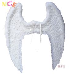 Cánh Thiên Thần Trắng 100cm x 80cm - Phụ Kiện Hóa Trang Đẹp Cho Lễ Hội & Cosplay, Chất Liệu Lông Mịn, Vẻ Ngoài Sang Trọng