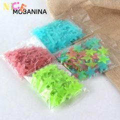 Bộ 100 Decal Dạ Quang Mobanina - Ngôi Sao Phát Sáng Trong Bóng Tối Trang Trí Phòng Trẻ Em, Nâng Cao Không Gian Sống Kỳ Diệu