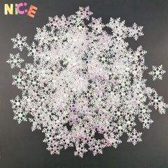 Gói 200 Bông Tuyết Nhân Tạo 3cm - Trang Trí Giáng Sinh và Tiệc Cưới Đẹp Mắt, Phụ Kiện Cây Thông Noel Ấm Cúng