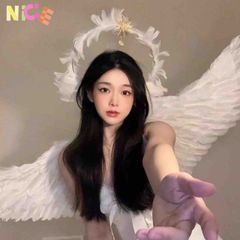 Băng Đô Cánh Thiên Thần và Ác Quỷ Halloween - Phụ Kiện Cosplay Lông Vũ Độc Đáo, Thời Trang Dành Cho Tiệc Tùng