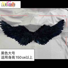 Băng Đô Cánh Thiên Thần và Ác Quỷ Halloween - Phụ Kiện Cosplay Lông Vũ Độc Đáo, Thời Trang Dành Cho Tiệc Tùng