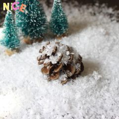 Bông Tuyết Nhân Tạo HOBBYIN 50g - Trang Trí Giáng Sinh Huỳnh Quang Trắng - Phụ Kiện DIY Hoàn Hảo cho Mùa Lễ Hội