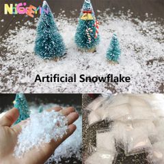 Bông Tuyết Nhân Tạo HOBBYIN 50g - Trang Trí Giáng Sinh Huỳnh Quang Trắng - Phụ Kiện DIY Hoàn Hảo cho Mùa Lễ Hội