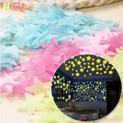 Bộ Ngôi Sao Phát Sáng Dán Tường - 90-100 Hình Trang Trí Đêm Lung Linh Cho Phòng Khách, Phòng Ngủ và Tiệc Tùng ✨🌟