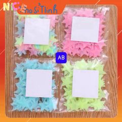 Bịch 100 Ngôi Sao Phát Sáng Dán Tường - Trang Trí Nhà Ở Giúp Tăng Cường Không Gian Sống Ấm Áp - Giao Hàng Miễn Phí