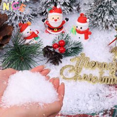 Bột Tuyết Nhân Tạo Dạng Bông Trang Trí Giáng Sinh - Tuyết Giả Cho Cây Thông, Tiệc Mùa Đông DIY, Khung Cảnh Tuyệt Đẹp