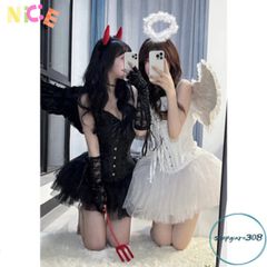 Cánh Thiên Thần Ác Quỷ Halloween - Phụ Kiện Cosplay Lễ Hội, Đồ Trang Trí Giáng Sinh, ChiTiết Lông Vũ Tinh Xảo, Kích Thước Đa Dạng