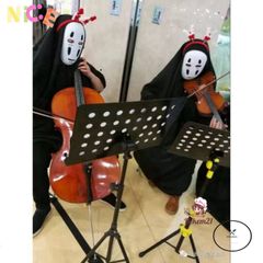 Bộ trang phục Cosplay Vô Diện - Áo Choàng Đen, Mặt Nạ Kaonashi từ Studio Ghibli - Phụ Kiện Hóa Trang Độc Đáo Cho Người Lớn và Trẻ Em