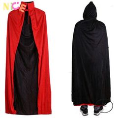 Áo Choàng Ma Cà Rồng Đỏ Đen và Mặt Nạ Halloween - Trang Phục Cosplay Hoàn Hảo Cho Dịp Halloween và Tiệc Tùng