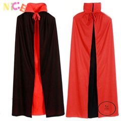 Áo Choàng Ma Cà Rồng Đỏ Đen và Mặt Nạ Halloween - Trang Phục Cosplay Hoàn Hảo Cho Dịp Halloween và Tiệc Tùng